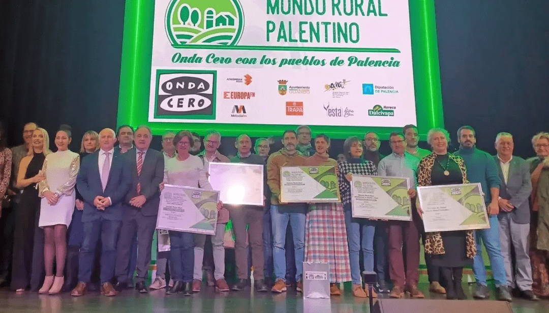 ITAGRA, Pilar Diez, Productos Virgen del Brezo, Aguilar Film Festival y Juan Andrés Oria galardonados con los premios «Mundo Rural Palentino» de Onda Cero